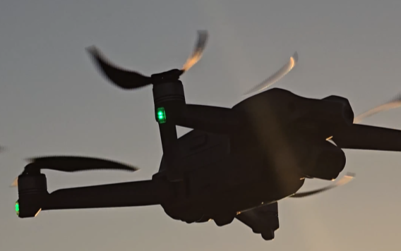 Dron en vuelo